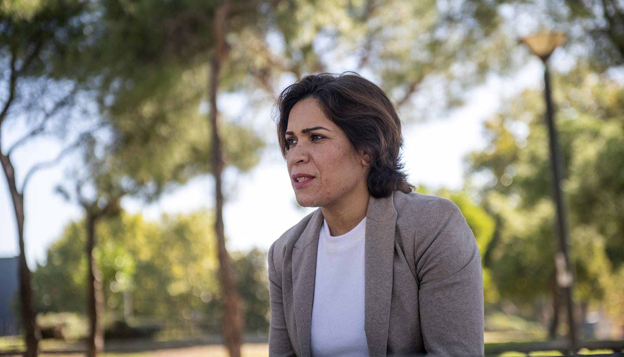 Safura refugiada afgana